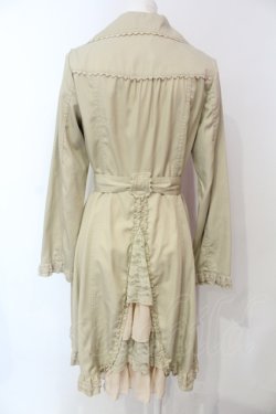 画像2: axes femme / 背面ティアードトレンチコート M ベージュ O-25-06-10-002-AX-CO-IG-OS