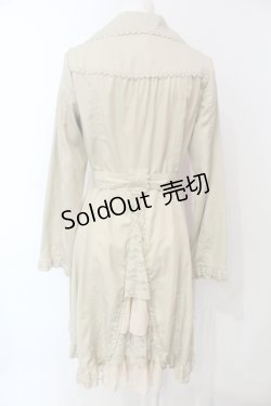 画像2: axes femme / 背面ティアードトレンチコート M ベージュ O-25-06-10-002-AX-CO-IG-OS