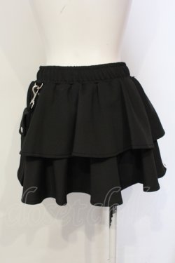画像3: REFLEM / ポーチ付きティアードフリルスカート F ブラック O-25-06-10-021-PU-SK-OW-OS