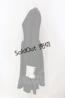画像3: DARK IN LOVE / Nun dolly button up dress S ブラック×ホワイト O-25-06-10-029-PU-OP-OW-OS
