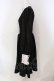 画像3: DARK IN LOVE / Nun dolly button up dress S ブラック×ホワイト O-25-06-10-029-PU-OP-OW-OS (3)