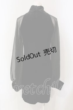 画像3: GOTHその他 / ベロアタイトワンピース M ブラック O-25-06-10-031-EL-OP-OW-OS