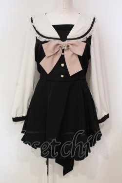 画像1: LIZ LISA / セーラーカラーセットアップ  クロ O-25-06-12-001-LO-OP-OW-OS