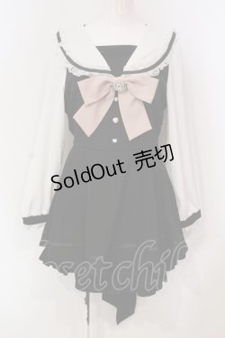 画像1: LIZ LISA / セーラーカラーセットアップ  クロ O-25-06-12-001-LO-OP-OW-OS