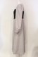 画像2: Maison de FLEUR Petite Robe canone / 森でワルツをワンピース S グレー O-25-06-12-030-EL-OP-OW-OS (2)