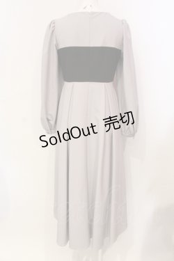 画像3: Maison de FLEUR Petite Robe canone / 森でワルツをワンピース S グレー O-25-06-12-030-EL-OP-OW-OS