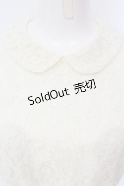 画像2: Fi.n.t / 丸衿総レースワンピース F アイボリー O-25-06-12-036-CA-OP-OW-OS
