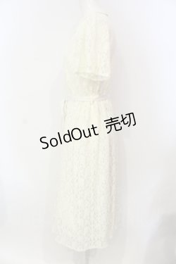 画像3: Fi.n.t / 丸衿総レースワンピース F アイボリー O-25-06-12-036-CA-OP-OW-OS