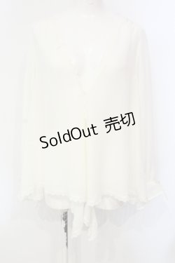 画像1: axes femme / イレヘムシフォンカーデ Ｆ オフシロ O-25-06-12-043-AX-TO-IG-OS