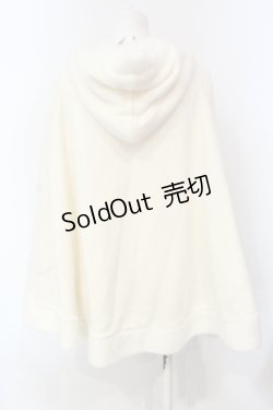 画像3: axes femme / ビジュー裏ボアニットポンチョ  オフシロ O-25-06-12-044-AX-CO-IG-OS