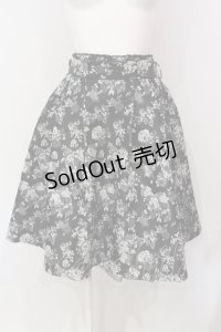 axes femme / ジャカードリボン付スカート F クロ O-25-06-12-045-AX-SK-IG-OS