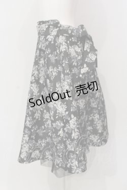 画像2: axes femme / ジャカードリボン付スカート F クロ O-25-06-12-045-AX-SK-IG-OS
