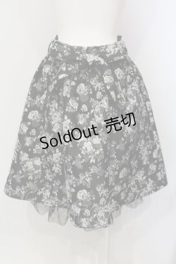 画像3: axes femme / ジャカードリボン付スカート F クロ O-25-06-12-045-AX-SK-IG-OS