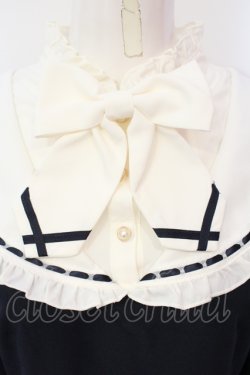 画像2: axes femme POETIQUE / アンジェリック　クワイヤワンピース  ネイビー O-25-06-12-056-AX-OP-IG-OS