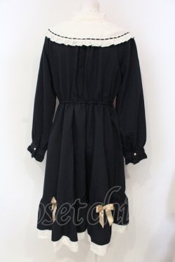 画像4: axes femme POETIQUE / アンジェリック　クワイヤワンピース  ネイビー O-25-06-12-056-AX-OP-IG-OS