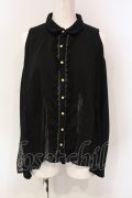 axes femme / レース切り替えノースリブラウス M クロ O-25-06-12-066-AX-BL-OW-OS