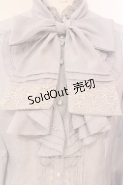画像2: axes femme / ラッフルフリルブラウス M ラベンダー O-25-06-12-068-AX-BL-OW-OS