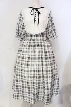 画像1: m petit by misako / ワンピース LL シロ×クロ O-25-06-12-007-LO-OP-OW-OS