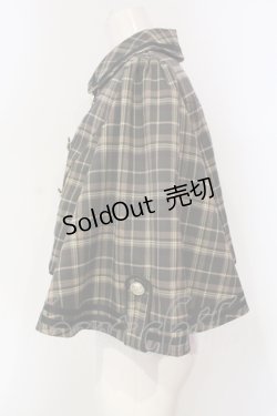 画像2: axes femme POETIQUE / ダブルボタンケープジャケット M グリーン O-25-06-12-075-AX-JA-OW-OS