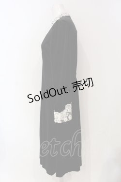画像3: axes femme Nostalgic / ベロアレースワンピース M クロ O-25-06-12-077-LO-OP-OW-OS