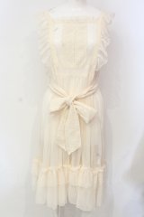 axes femme kawaii / ドットチュールエプロン M キナリ O-25-06-12-079-AX-OP-OW-OS