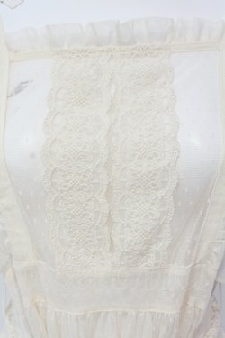 画像2: axes femme kawaii / ドットチュールエプロン M キナリ O-25-06-12-079-AX-OP-OW-OS