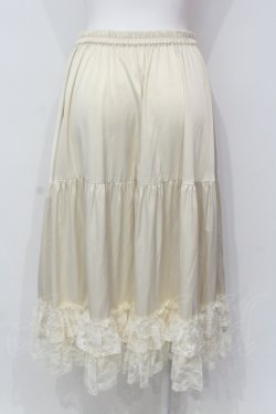画像3: axes femme kawaii / レースフリルペチスカート M キナリ O-25-06-12-080-AX-SK-OW-OS