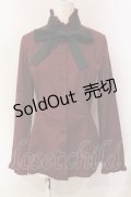 MIHO MATSUDA / ボウタイブラウス  ワイン O-25-06-12-082-GO-BL-OW-OS