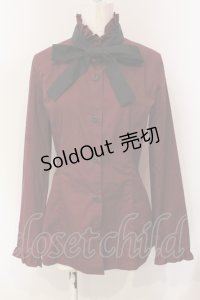 MIHO MATSUDA / ボウタイブラウス  ワイン O-25-06-12-082-GO-BL-OW-OS