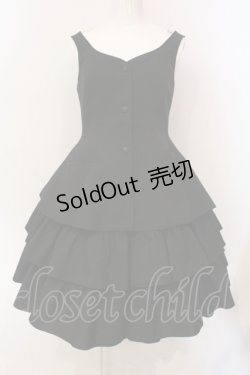 画像1: MIHO MATSUDA / ツーピース・ミティ S ブラック O-25-06-12-083-GO-OP-OW-OS