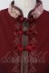 画像2: Ozz oneste / ショルダーレースアップワンピース  ワイン O-25-06-12-085-OO-OP-OW-OS (2)