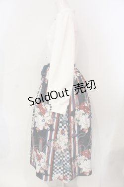 画像3: axes femme / 菊柄ワンピース  シロ×グリーン O-25-06-12-013-AX-OP-IG-OS