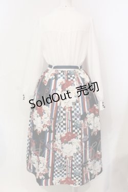 画像4: axes femme / 菊柄ワンピース  シロ×グリーン O-25-06-12-013-AX-OP-IG-OS