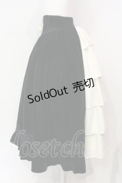 画像3: axes femme kawaii / ベルベットドールスカート  グリーン O-25-06-12-014-AX-OP-IG-OS