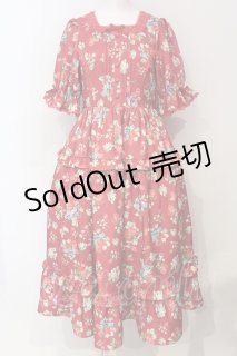 axes femme Kawaii / クラシックベリーワンピース M アカ O-25-06-12