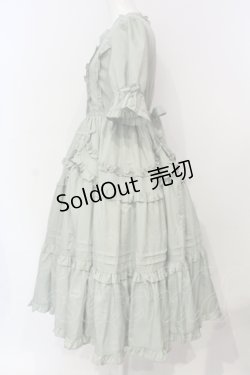 画像2: Chalmiere / フリルロングワンピース  グリーン O-25-06-12-018-LO-OP-IG-OS