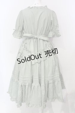 画像3: Chalmiere / フリルロングワンピース  グリーン O-25-06-12-018-LO-OP-IG-OS
