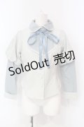 Maison de FLEUR Petite Robe canone / 袖切り替えブラウス サックス S O-25-06-12-020-EL-BL-OW-OS