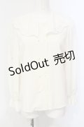 an another angelus / 銀食器カットワーク衿ブラウス F アイボリー O-25-06-12-023-CA-BL-OW-OS