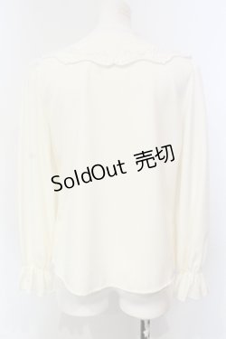 画像3: an another angelus / 銀食器カットワーク衿ブラウス F アイボリー O-25-06-12-023-CA-BL-OW-OS