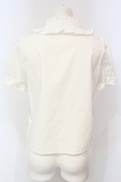 画像3: evelyn / プリーツカラーブラウス M シロ O-25-06-12-026-LO-BL-OW-OS