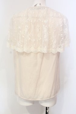 画像3: an another angelus / レースケープ衿ブラウス F ベージュ O-25-06-12-027-CA-BL-OW-OS