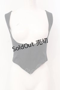 ATELIER BOZ / シトリーコルセットベスト  ブラック O-25-06-14-001-EL-TO-IG-OS