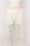 axes femme POETIQUE / ハイウエストレイヤードスカートパーツ M アイボリー O-25-06-14-044-AX-SK-YM-OS