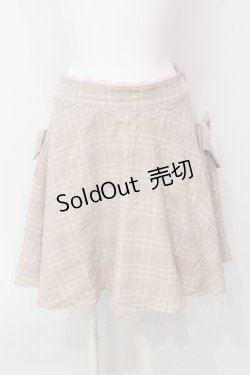画像1: LODISPOTTO / サイドリボンチェックスカパン M ピンク O-25-06-14-045-LO-PA-YM-OS