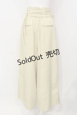 画像3: axes femme / ダブルベルトパンツ  イエロー O-25-06-14-047-AX-PA-IG-ZT167