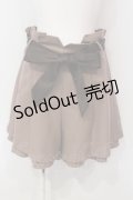 axes femme / タック入りフレアキュロット  モカ O-25-06-14-048-AX-PA-IG-OS