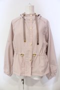 axes femme / レース使いマウンテンパーカー M ピンク O-25-06-14-005-AX-TO-IG-OS