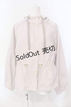 画像1: axes femme / レース使いマウンテンパーカー M ピンク O-25-06-14-005-AX-TO-IG-OS