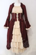 Henrietta / Victorian Dollワンピース 3 ロング丈 ボルドー O-25-06-14-060-LO-OP-IG-OS